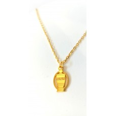 Ασημένιο κολιέ επιχρυσωμένο - Αμφορέας (SN157)